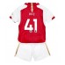 Günstige Arsenal Declan Rice #41 Babykleidung Heim Fussballtrikot Kinder 2023-24 Kurzarm (+ kurze hosen)